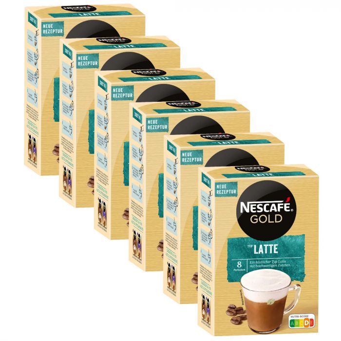 Nescafe Latte Instant Coffee (48 Sachets)