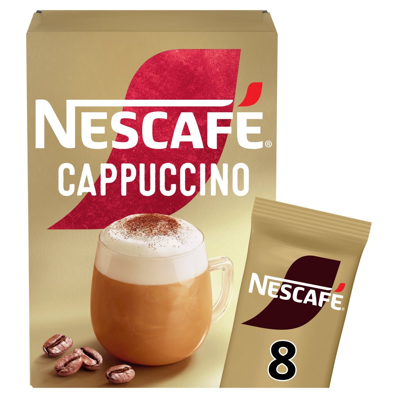 Nescafe Cappuccino Instant Coffee 48 Sachets