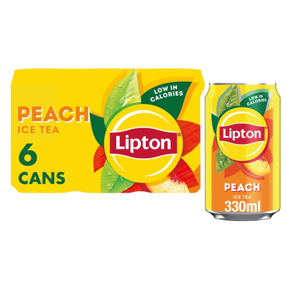 Lipton Ice Tea Peach Cans 6 x 330ml