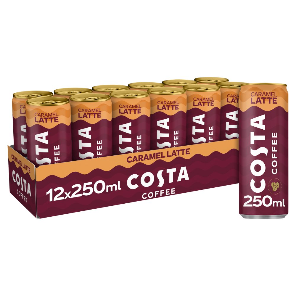 Costa Coffee Caramel Latte 12 x 250ml