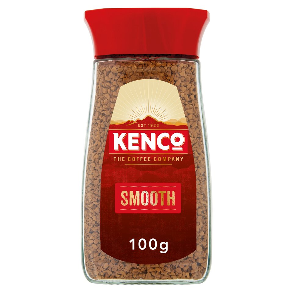 Kenco Smooth Instant Coffee 100g (Pack of 6)