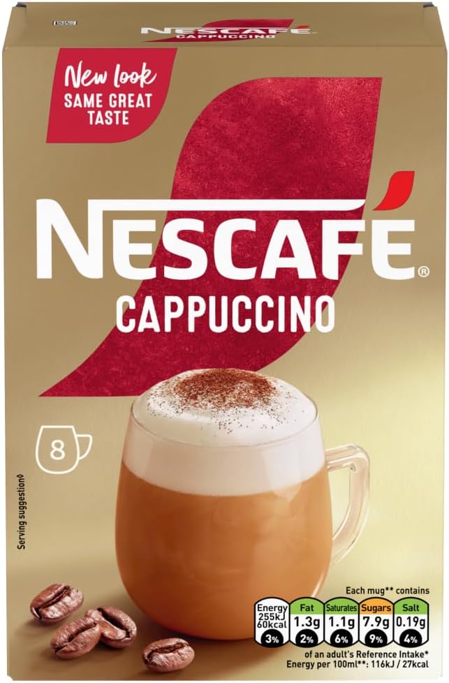 Nescafe Cappuccino Instant Coffee 48 Sachets