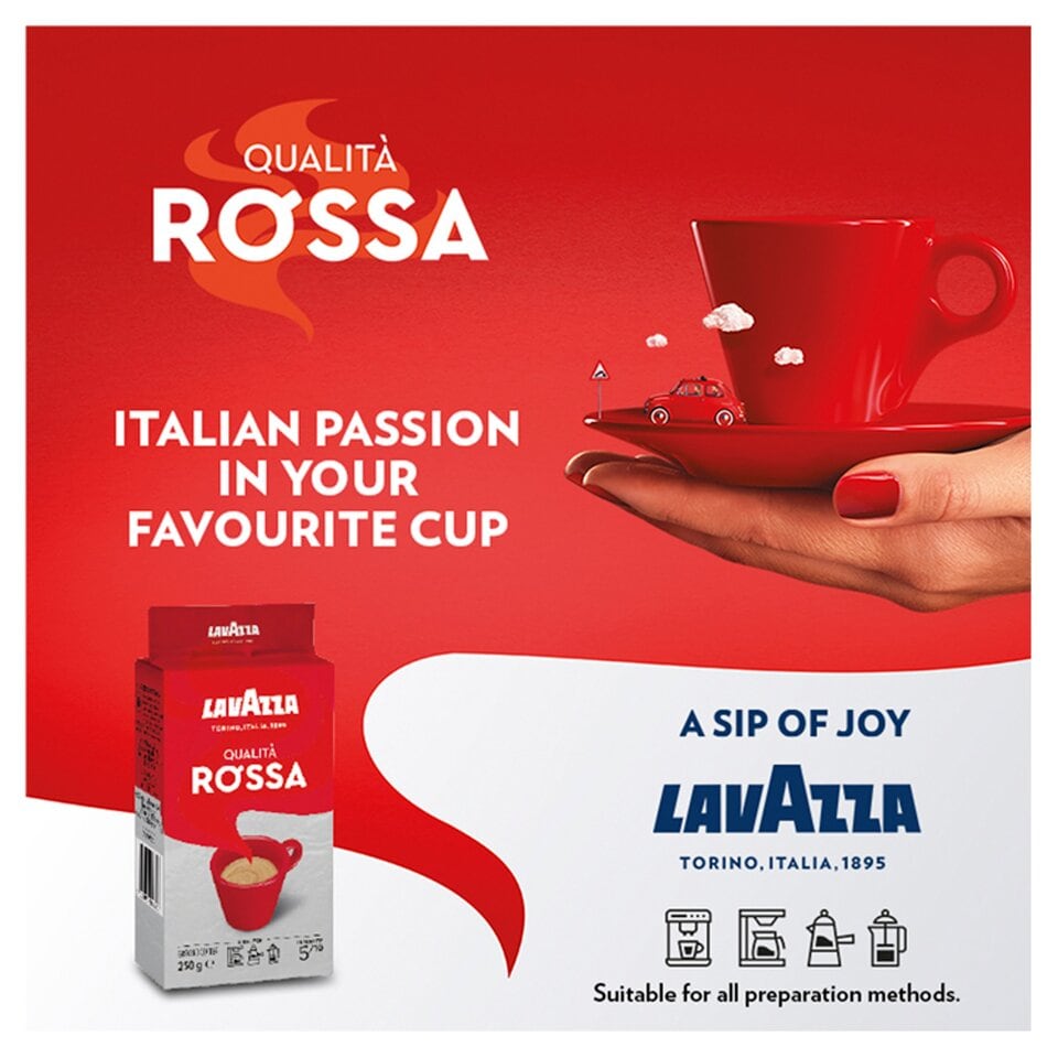 Lavazza Qualita Rossa 250g (Pack of 6)