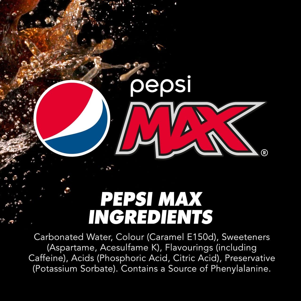 Pepsi Max No Sugar 2 Litres x Pack of 6