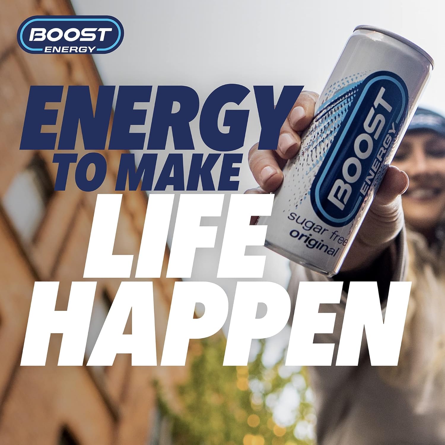 Boost Energy Sugar Free Original 250ml x Pack of 24