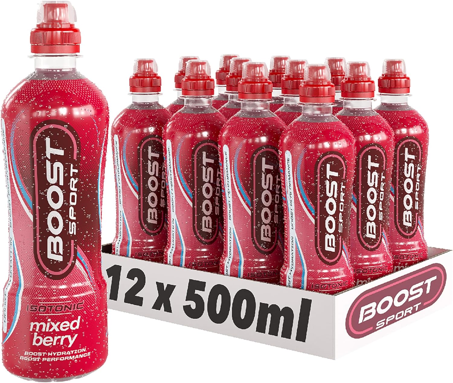 Boost Sport Isotonic Mixed Berry 500ml x Pack of 12