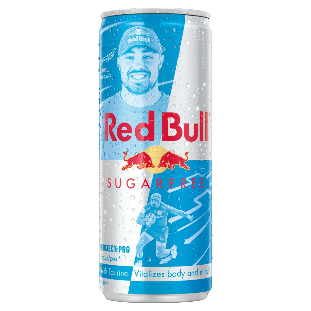 Red Bull Energy Drink Sugar Free 24 Pack of 250 ml