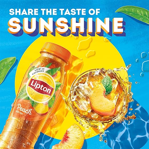 Lipton Peach Ice Tea 500ml x Pack of 12