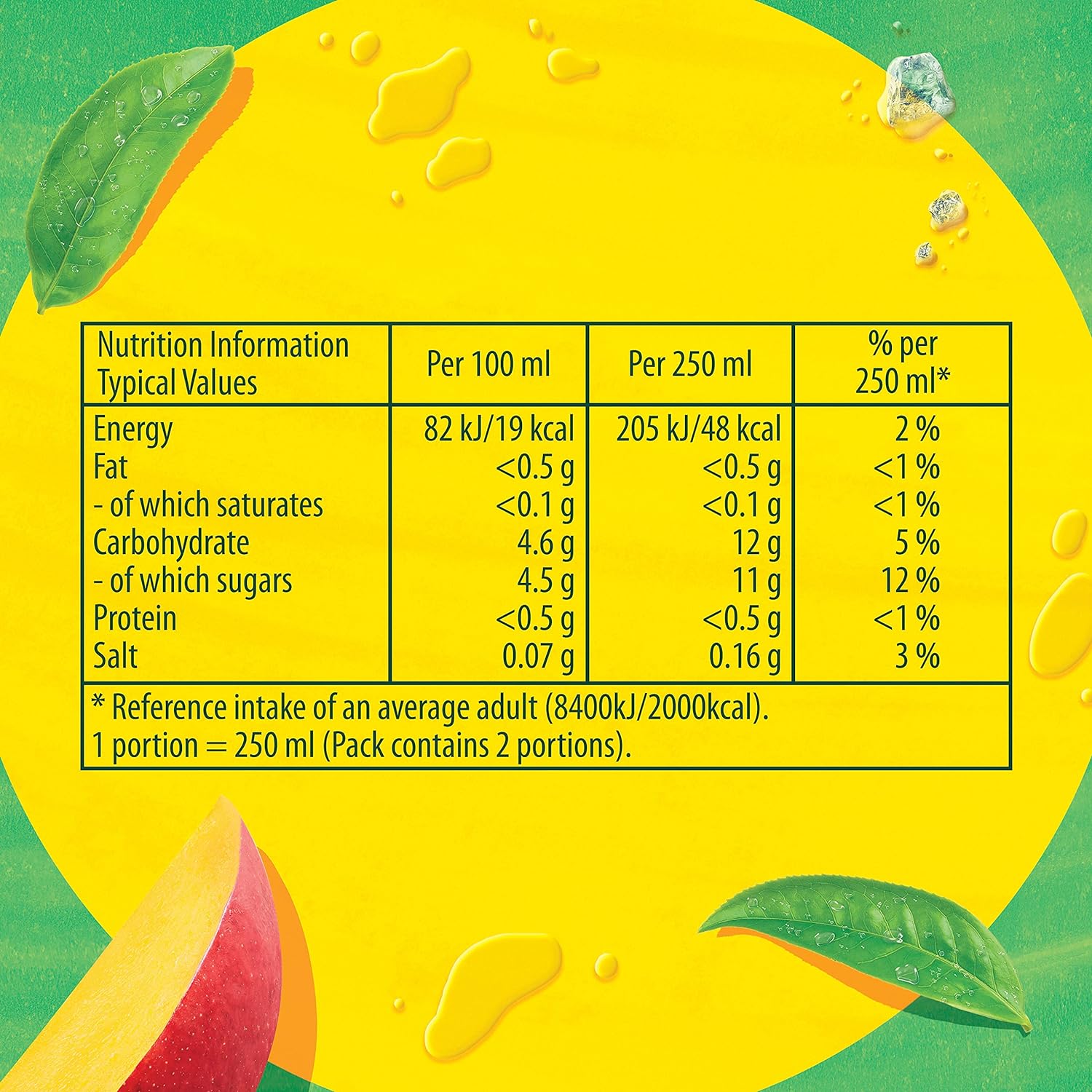 Lipton Mango Ice Tea 500ml x Pack of 12