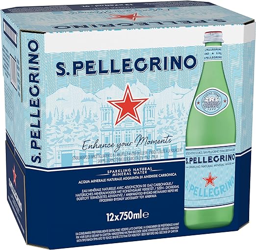 San Pellegrino Sparkling Mineral Water Pack of 12 X 500ml