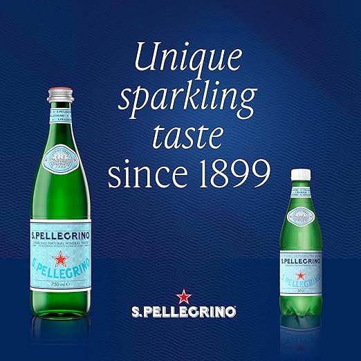 San Pellegrino Sparkling Mineral Water Pack of 12 X 500ml