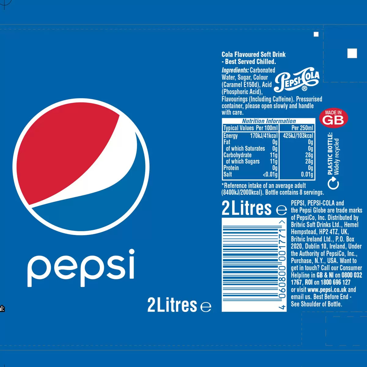 Pepsi 2 Litres x Pack of 6