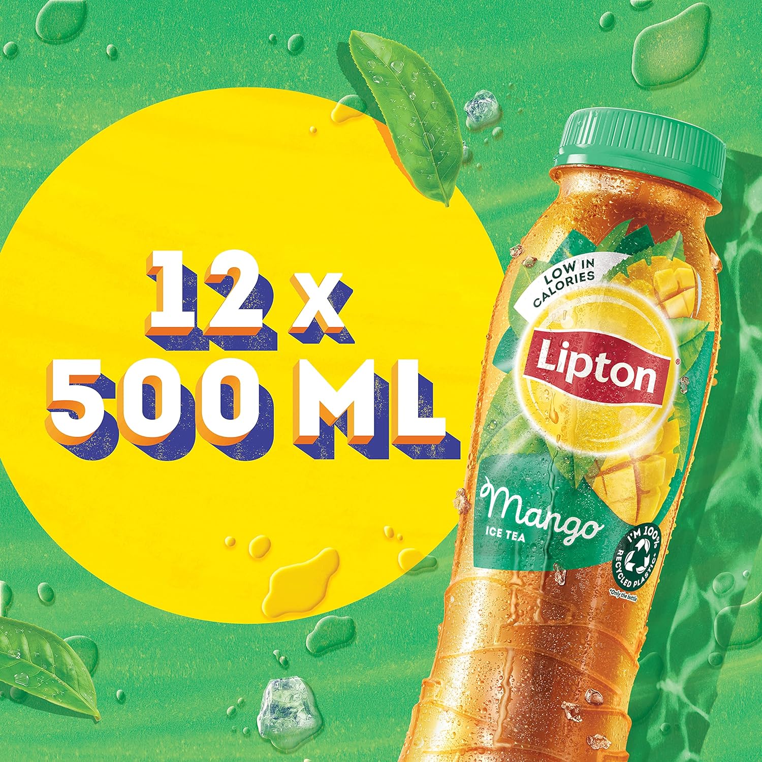 Lipton Mango Ice Tea 500ml x Pack of 12