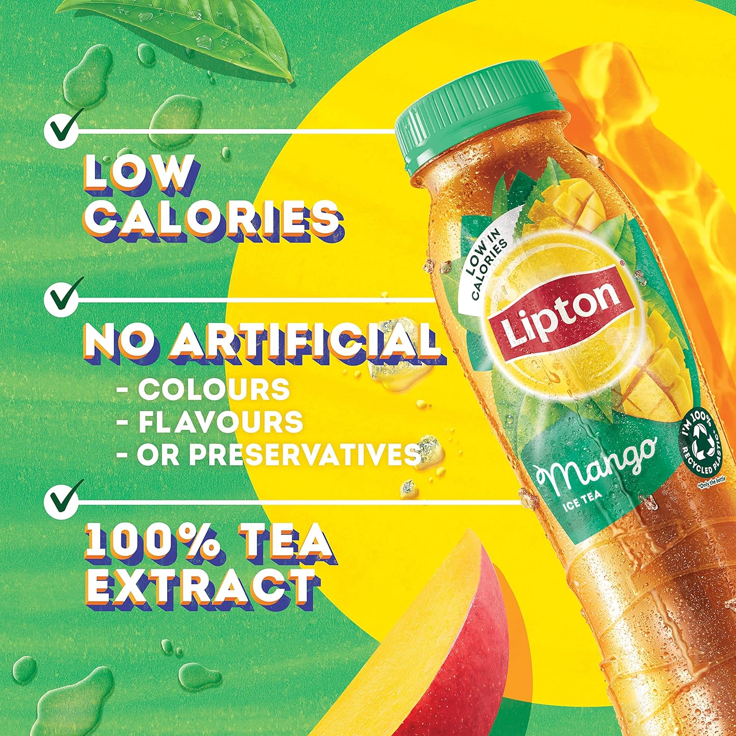 Lipton Mango Ice Tea 500ml x Pack of 12