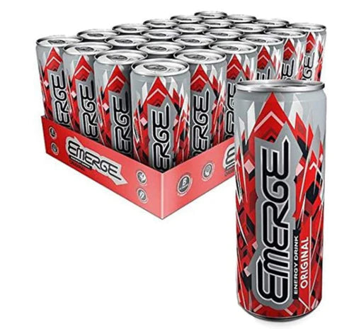 Emerge Energy Drink Original, 24 x 250ml Pack