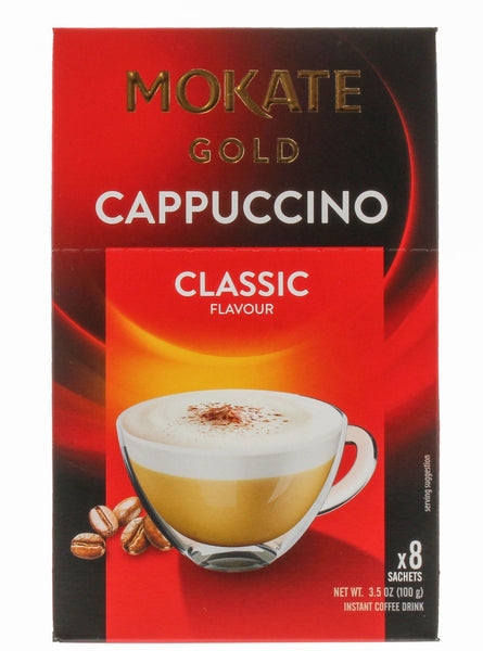 Mokate Gold Cappuccino Classic Flavour Instant Coffee Drink (96 Sachets)