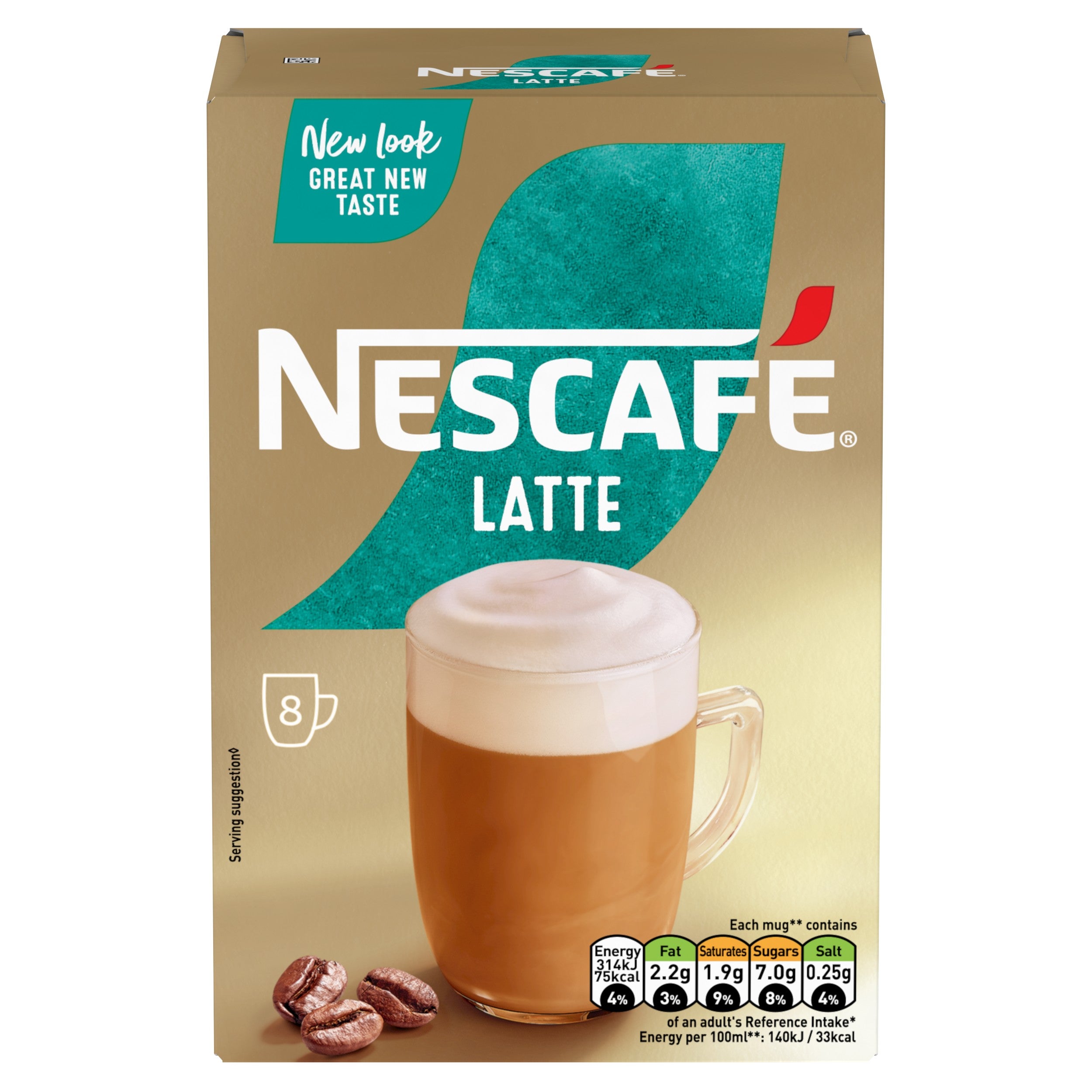 Nescafe Latte Instant Coffee (48 Sachets)