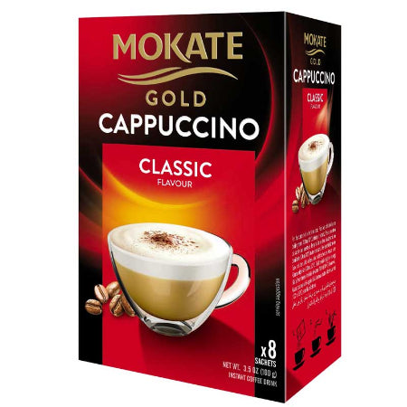 Mokate Gold Cappuccino Classic Flavour Instant Coffee Drink (96 Sachets)