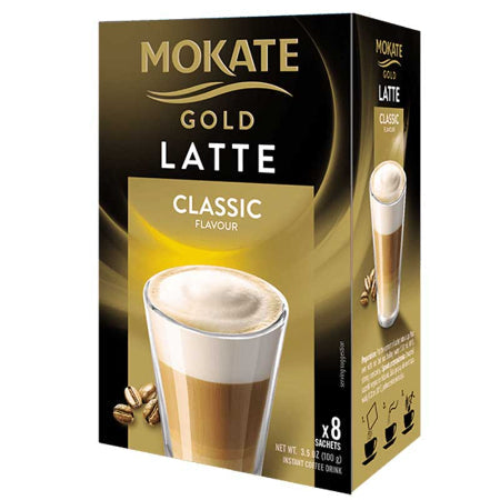 Mokate Gold Latte Classic Flavour Instant Coffee Drink (96 Sachets)