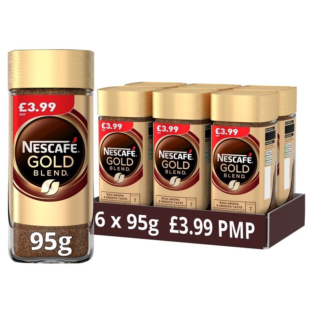 Nescafé Gold Blend Instant Coffee 95gx6